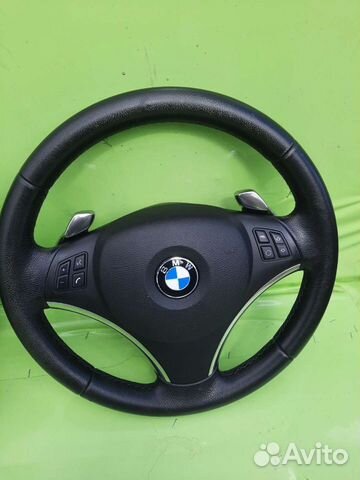 Спорт руль с лепестками бмв 3 Е90 Е91 Е92 Е93