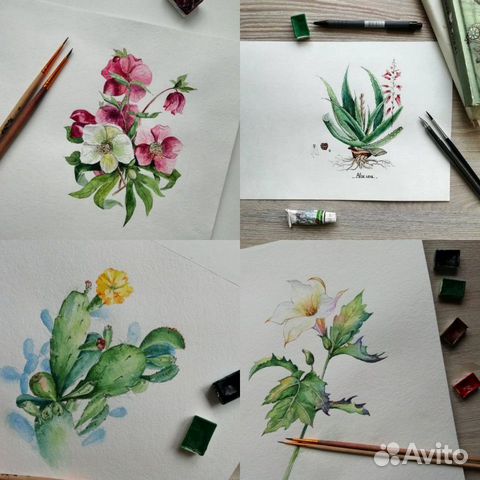 Интерьерные картины, эскизы, рисунки, иллюстрации