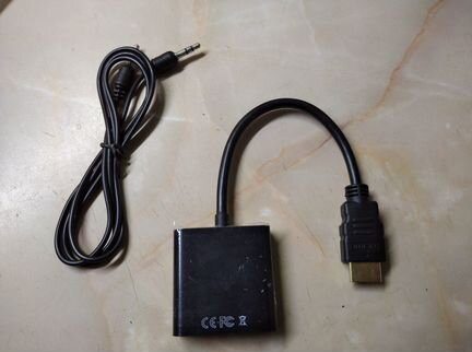 Переходник hdmi - VGA со звуком