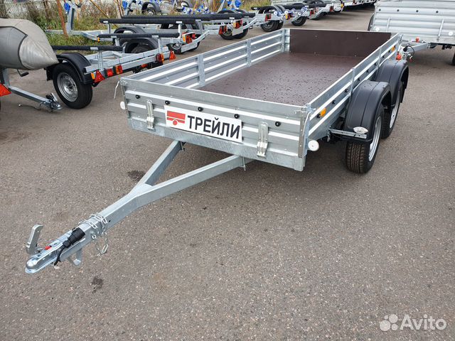 Легковой 2-осный прицеп мзса 3,0 х1,4,хомут,уп. Е