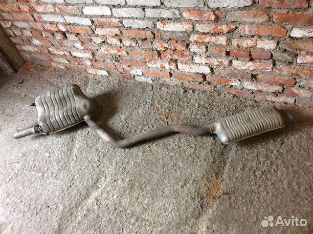 Выхлопная труба задняя часть W204 мерседес