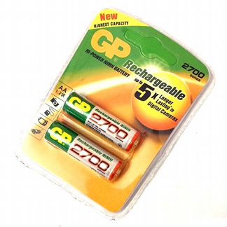Аккумуляторы GP AA AAA 1100 2700 mA