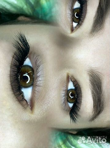 Наращивание ресниц 1,30-2ч.; Лами ресниц.; брови