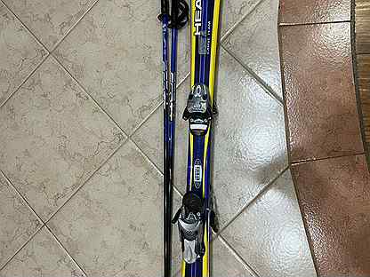 Горные лыжи Head 130 и лыжные палки 110