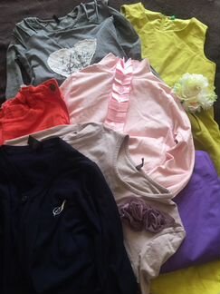 Отдам пакет вещей на девочек 8-10 лет