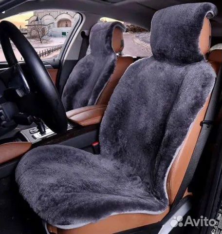 Меховые накидки на сиденья авто
