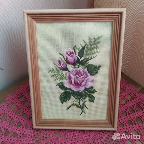 Картина вышитая крестиком