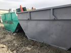 Вывоз строительного мусора контейнером-лодочкой 8м объявление продам