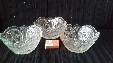Конфетницы салатники хрусталь СССР