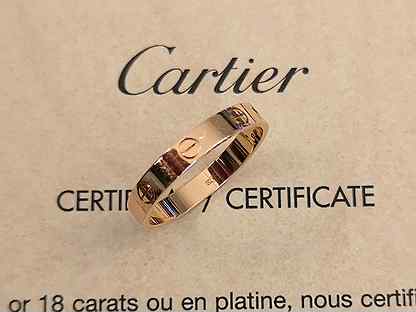 Cartier Love оригинальное золотое кольцо