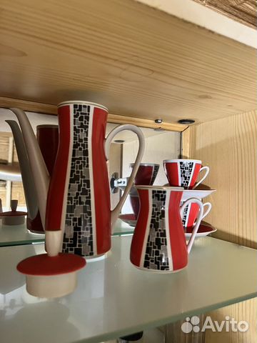 Сервиз кофейный Freiberger Porzellan фарфор гдр