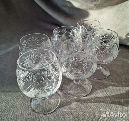 Бокалы коньячные хрусталь Неман