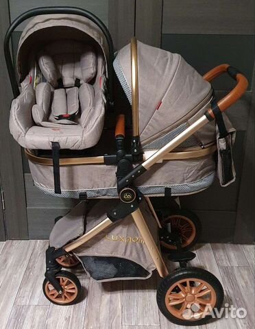 Коляска luxmom V9 3в1 и 2в1