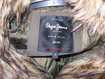 Куртка парка утепленная Pepe Jeans