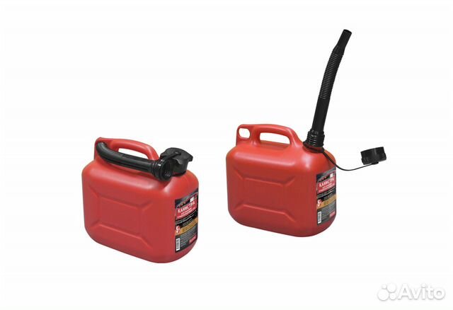Канистра Rezoil для топлива 5л с крышкой и лейкой