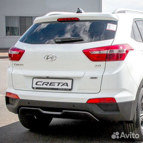 Бампер задний в цвет Hyundai Creta (2016-2021)