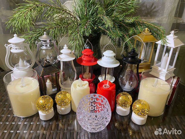 Интерьерные украшения свеча фонарь
