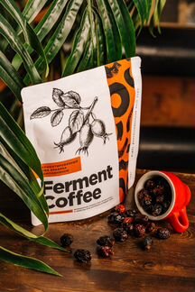 Ферментированный кофе в зернах с Шиповником