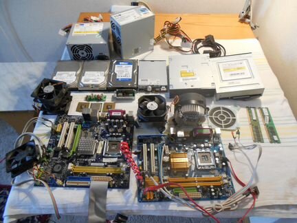 Комплектующие к пк, и блоки питания к пк