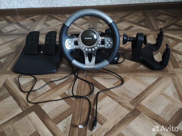 Руль с педалями для пк купить в Старой Купавне | Электроника | Авито