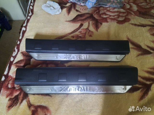 Накладки на пороги nissan x trail