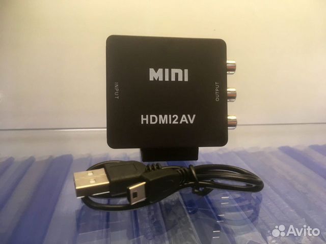 PS4 PS3 PC Адаптер hdmi to AV 3RCA - Mini hdmi2AV
