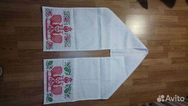 Рушник свадебный, подушечки под кольца