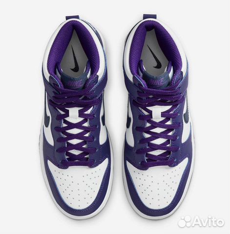 Кроссовки Nike Dunk High GS “Electro Purple”