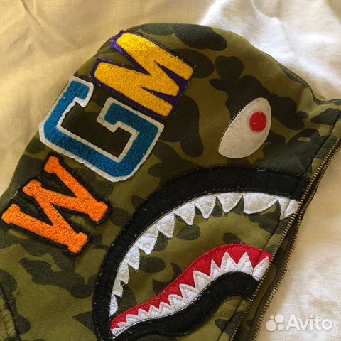 Зип худи bape zip hoodie