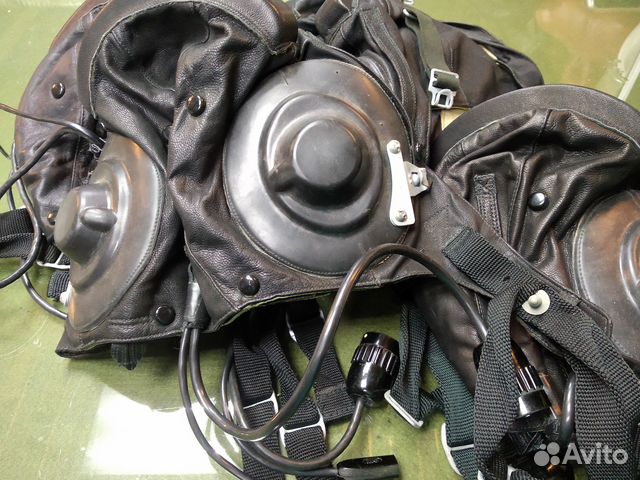 Шлем летчика зимний (шлемофон)