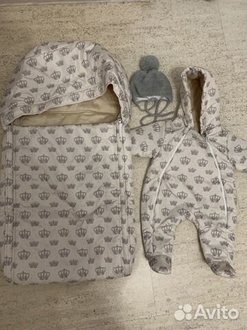 Конверт и комбинезон на выписку демисезонный новый