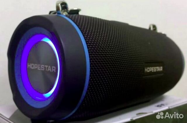 Колонка Hopestar H45 Party Темно Серая + Подсветка