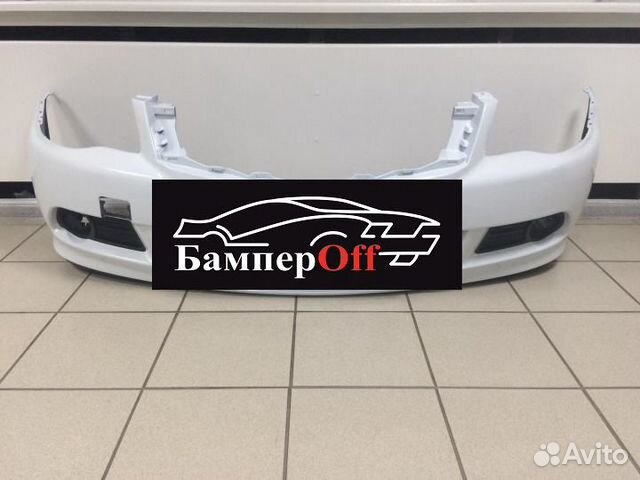 Бампер Ниссан Альмера G15 цвет Белый передний