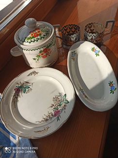 Фарфоровая посуда СССР зик конаково 1950 года и кф