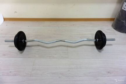 Штанга с блинами