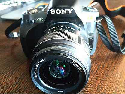 Зеркальный фотоаппарат sony alpha 380
