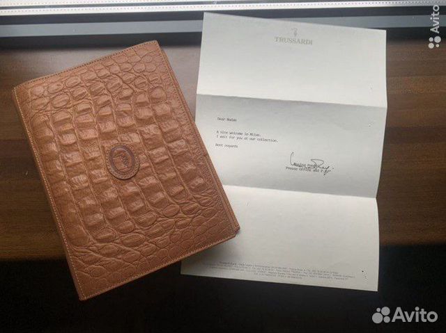 Винтажный ежедневник Trussardi