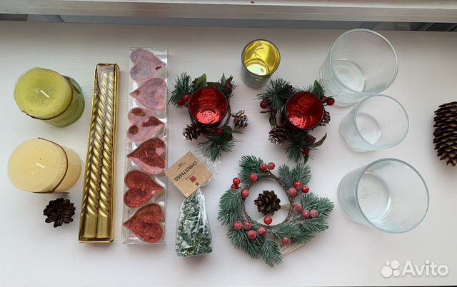 Свечи и подсвечники новогодние ikea, kuhenland