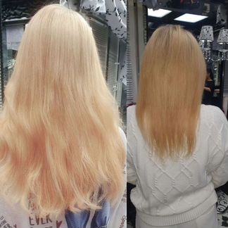 Королевское наращивание волос.Биоленты.Монолента