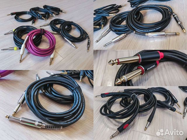 Гитарный Кабель Jack 6,3 (6,5) Провод, Шнур AUX