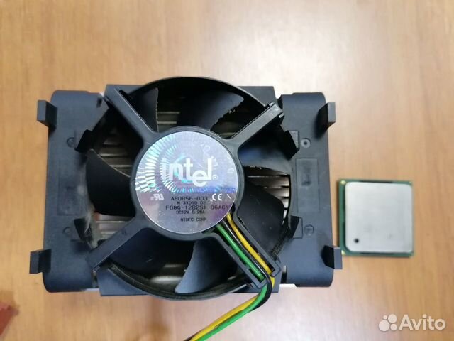 Intel Celeron, 2.40 GHz, Socket 478 + кулер