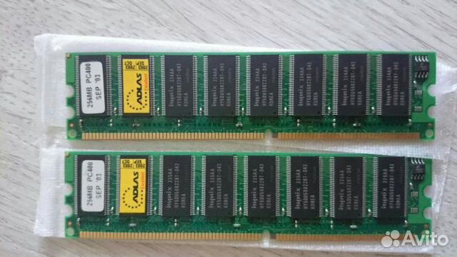 Оперативная память Adlas 512 Мб (2x256 Мб) DDR1