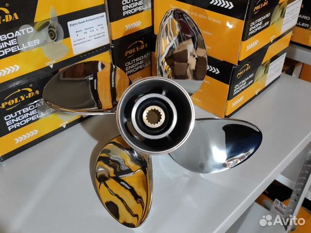 Гребной винт Yamaha 60-140 л.с.; 4х13х21, сталь