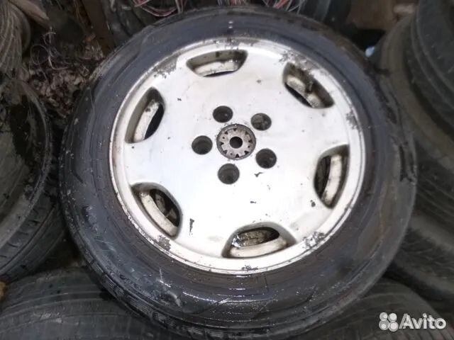 Колёса R15, на литых дисках,ауди, фольксваген, бу