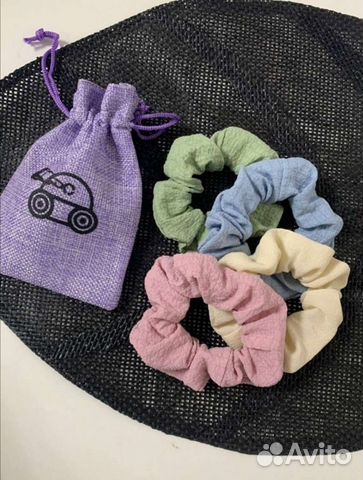 Набор резинок для волос 4шт новый