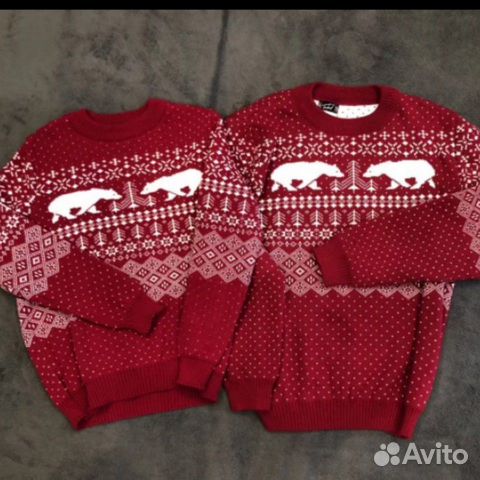 Новогодний свитер на фотосессию