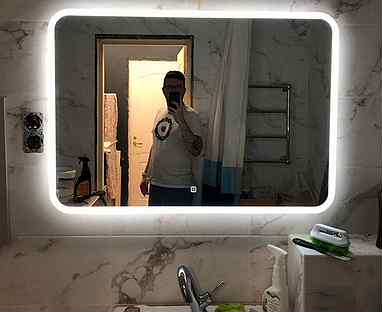 Зеркало в ванную с подсветкой и подогревом