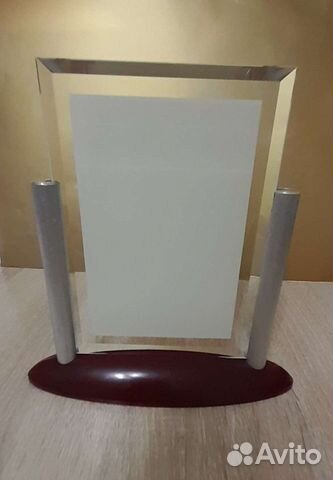 Фоторамка стеклянная под сублимацию в подставке