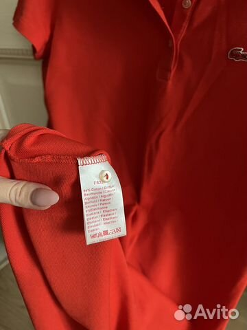 Платье поло Lacoste