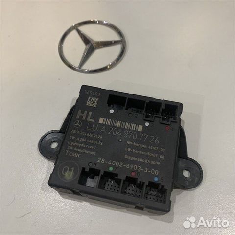 Блок управления дверью Мерседес W204